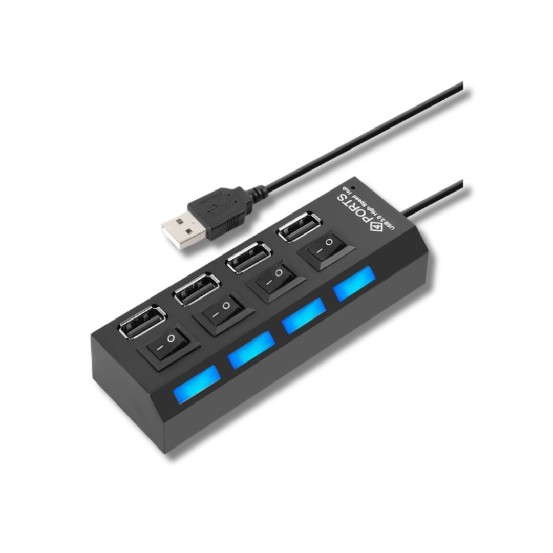 USB HUB 4 PORT SAKLAR